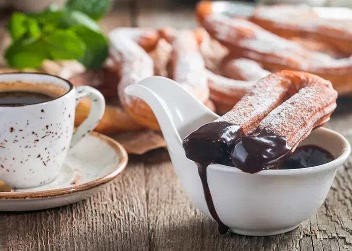 churros and chocolate spain